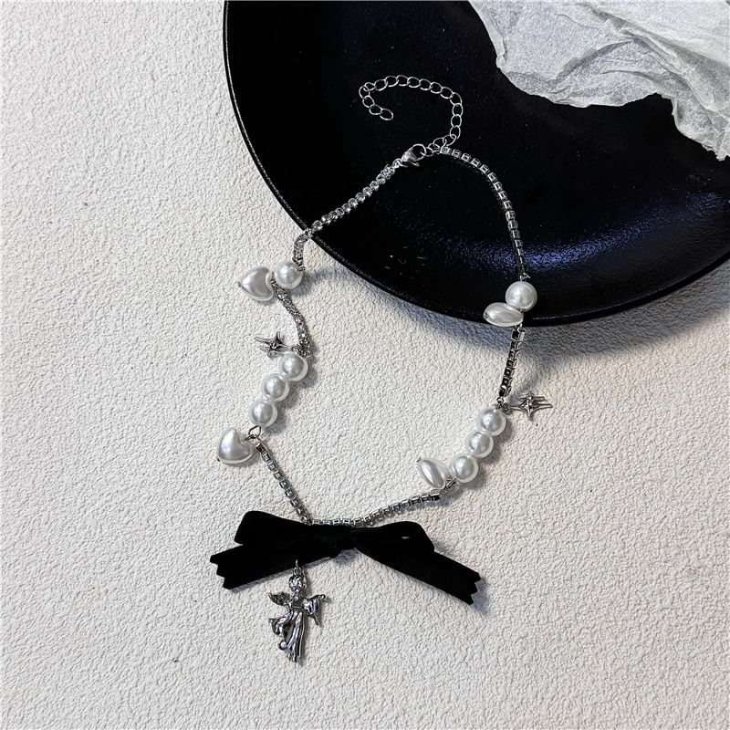 Ribbon Necklace Layered