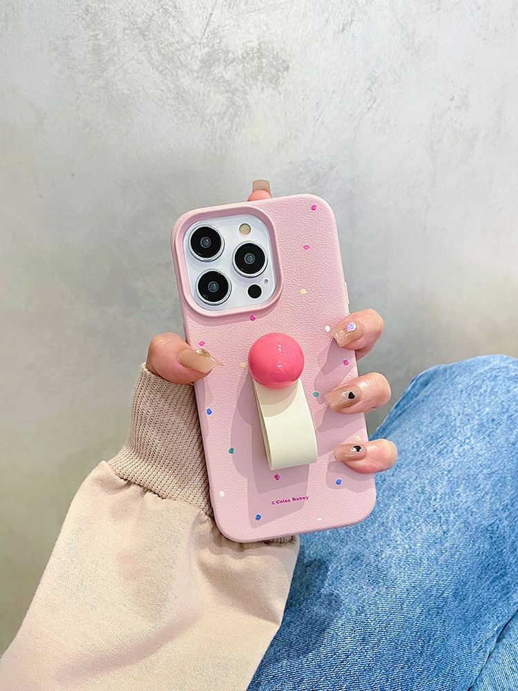 Print Case Phone Finger Strap