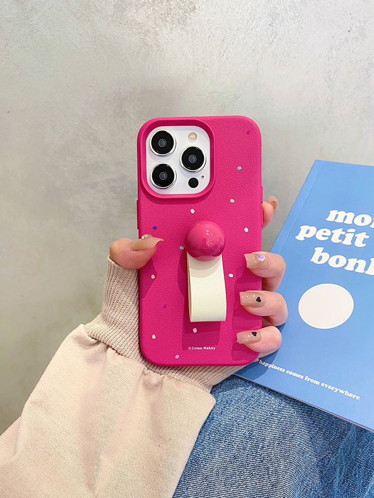 Print Case Phone Finger Strap