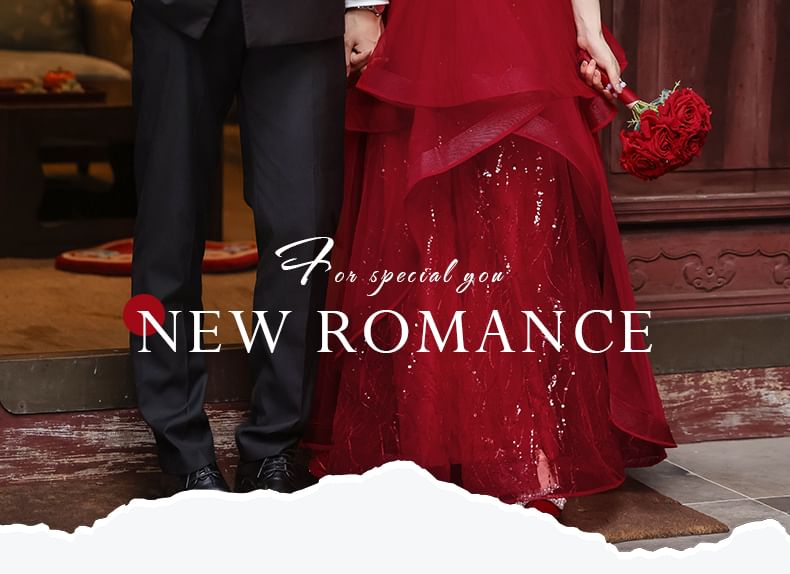 A-Line Layered Sleeveless Evening Gown Sequin