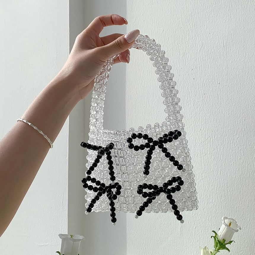 Handbag Accent Beaded Bow