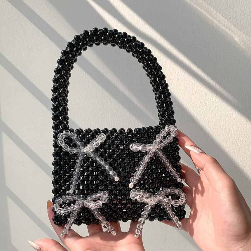 Handbag Accent Beaded Bow