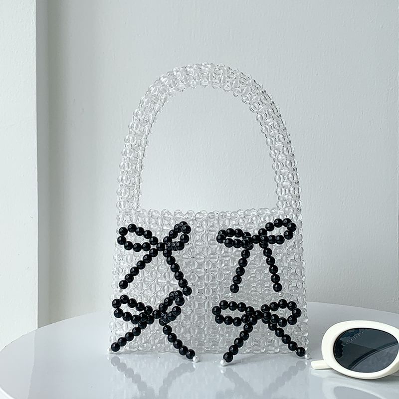 Handbag Accent Beaded Bow