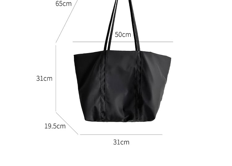Nylon Tote Bag Plain