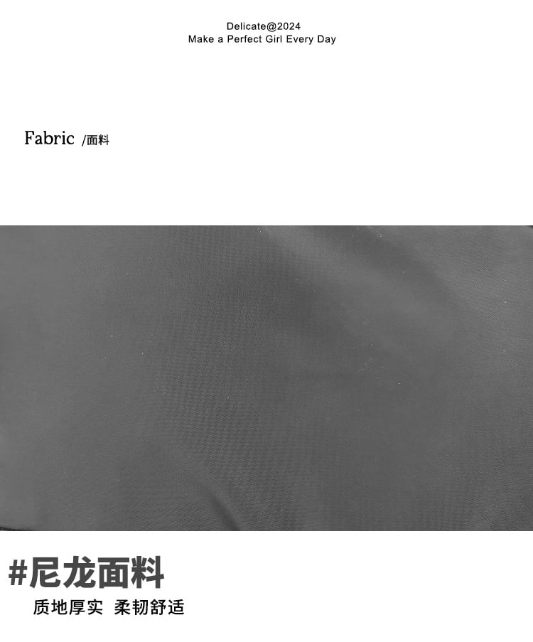 Drawstring Backpack Plain Nylon