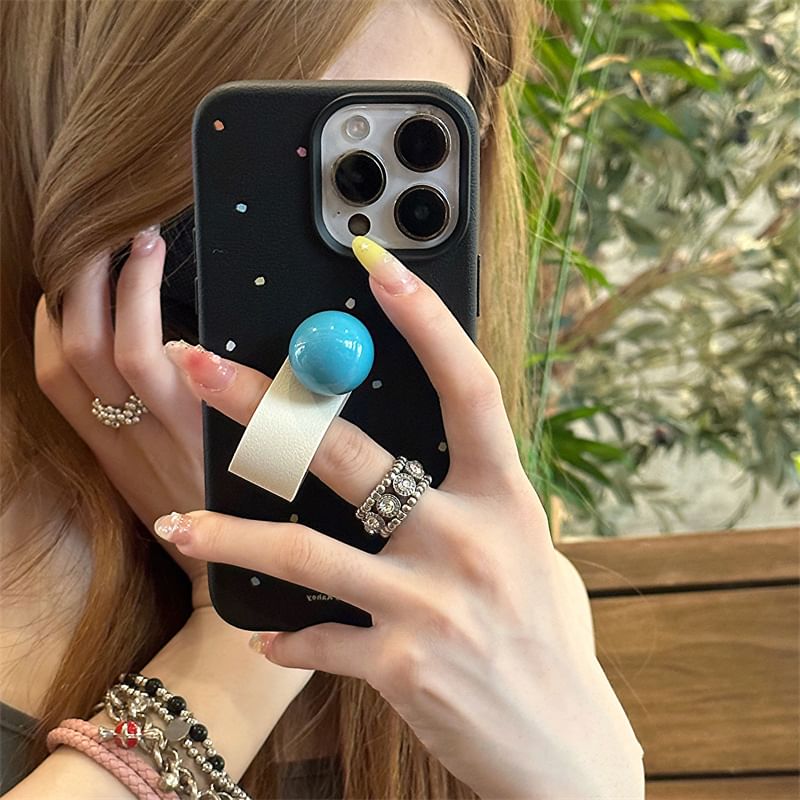 Strap Finger Dotted Case Phone