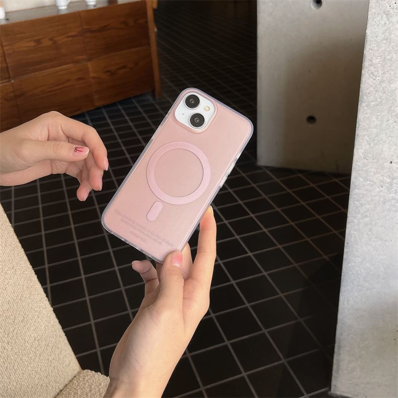 (Compatible with Plain Case Magnetic MagSafe) Phone