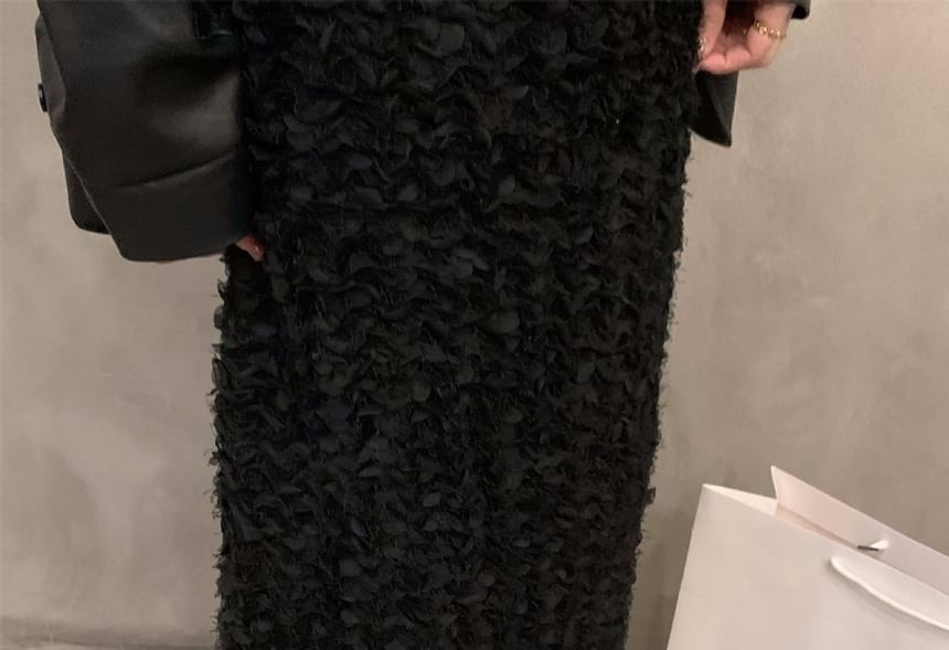 Square-Toe Mary Jane Chunky Shoes Heel