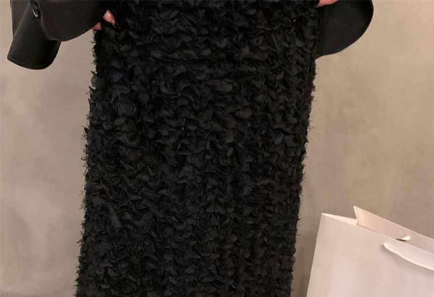 Square-Toe Mary Jane Chunky Shoes Heel