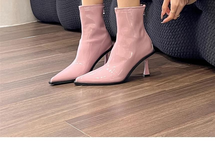 High Pointy Short Hell Boots