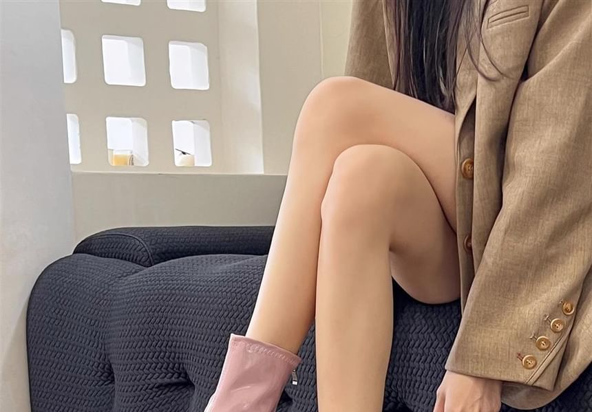 High Pointy Short Hell Boots