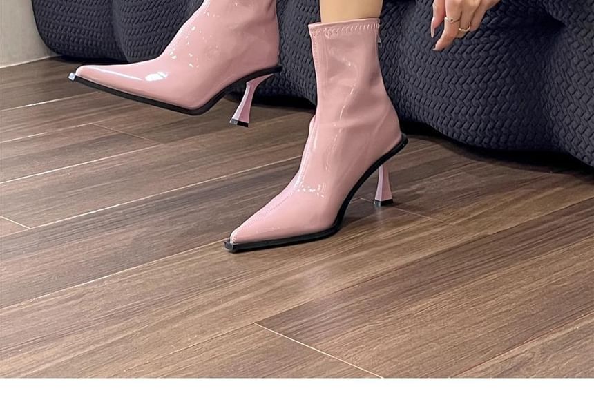 High Pointy Short Hell Boots