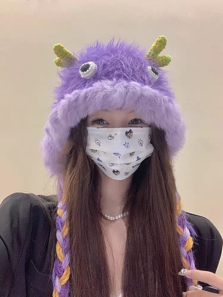 Beanie Fluffy Cartoon Animal