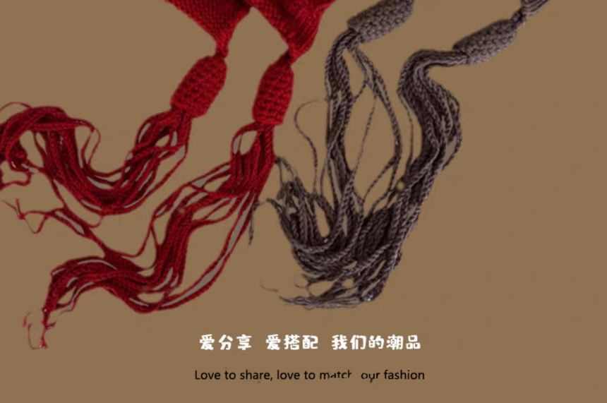 Color Beanie Tassel Block