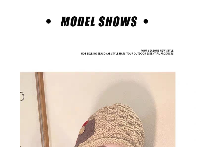 Color Beanie Tassel Block