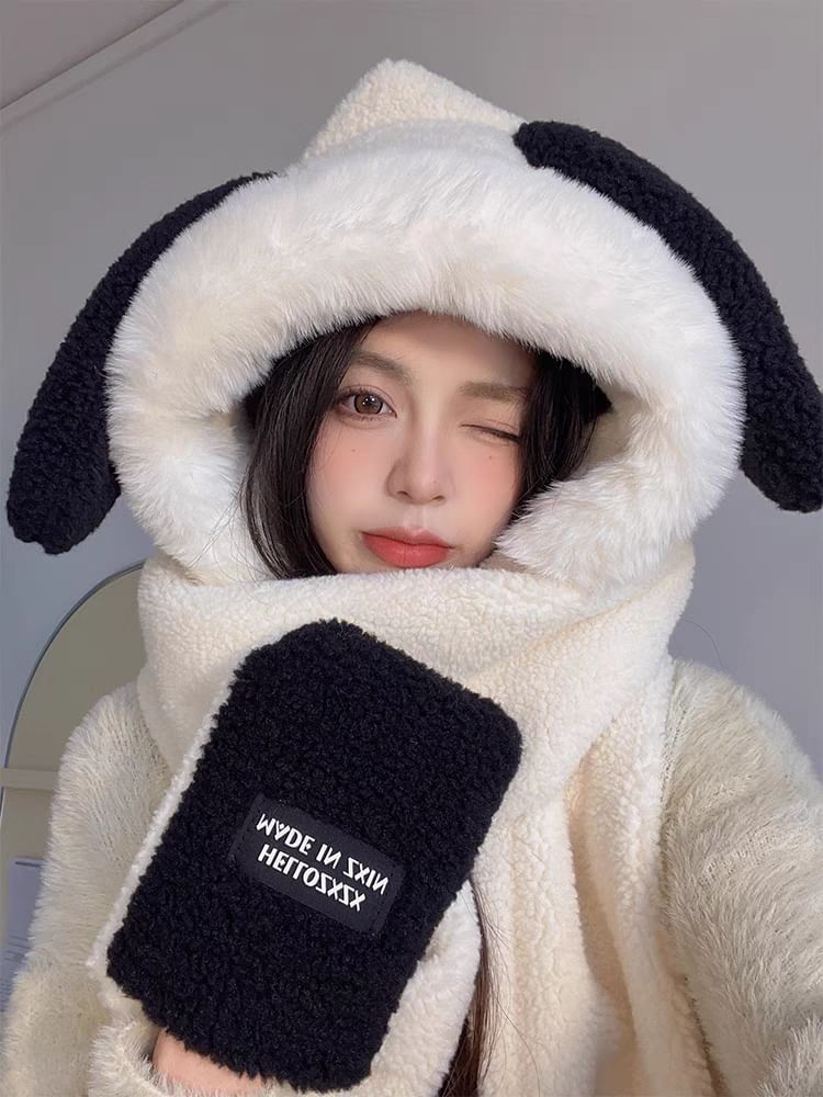 Dog Ear Scarf Hooded