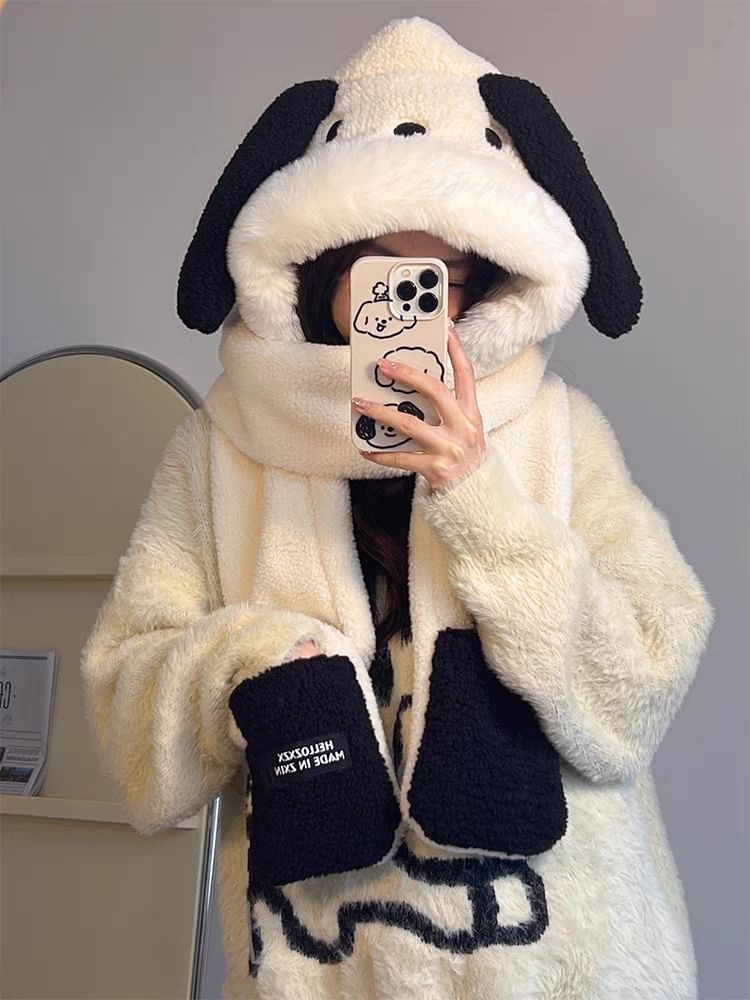 Dog Ear Scarf Hooded