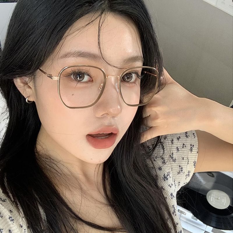 Glasses Frame Square Metal