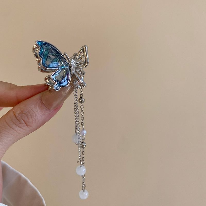 Beaded Set Butterfly Hair / Clip