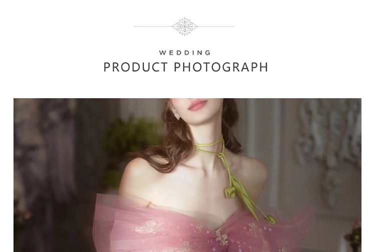 Gown A-Line Evening Bow Off-Shoulder