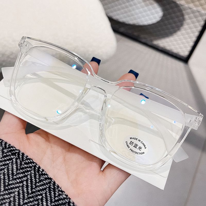 Plain Eyeglasses Square