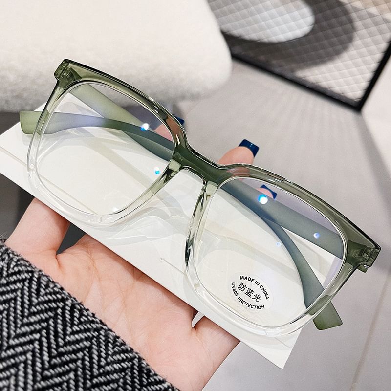 Plain Eyeglasses Square