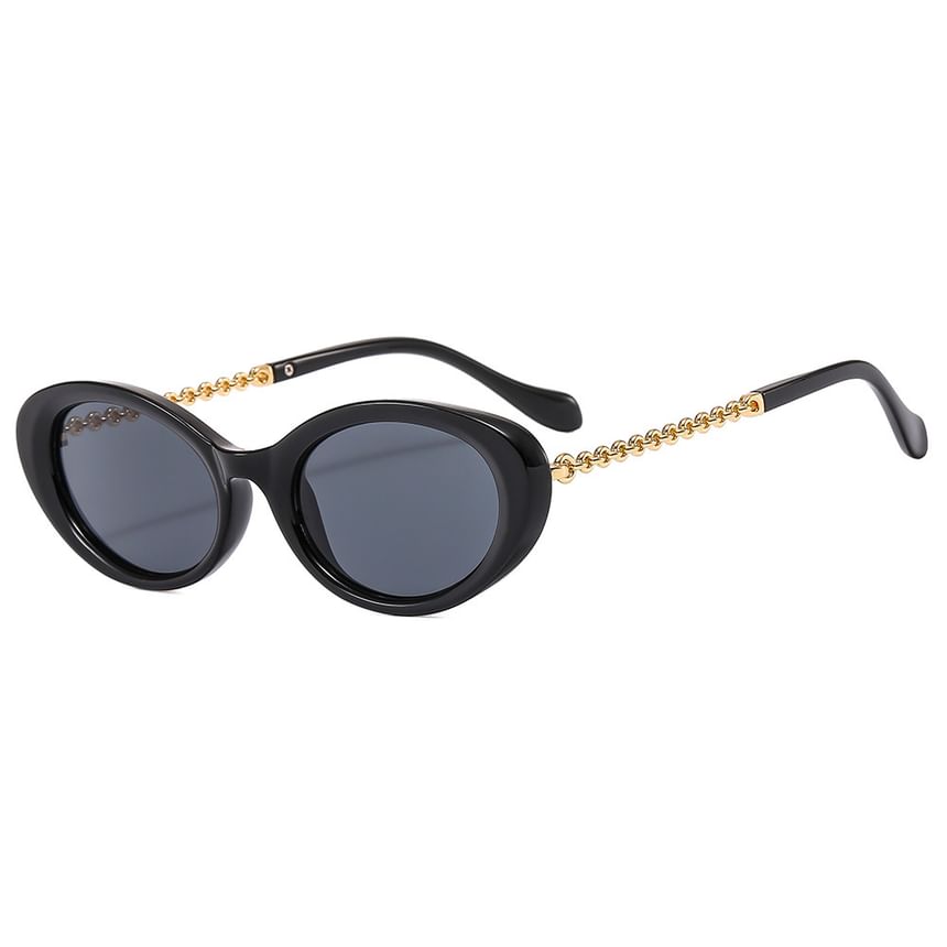 Plastic Oval Sunglasses