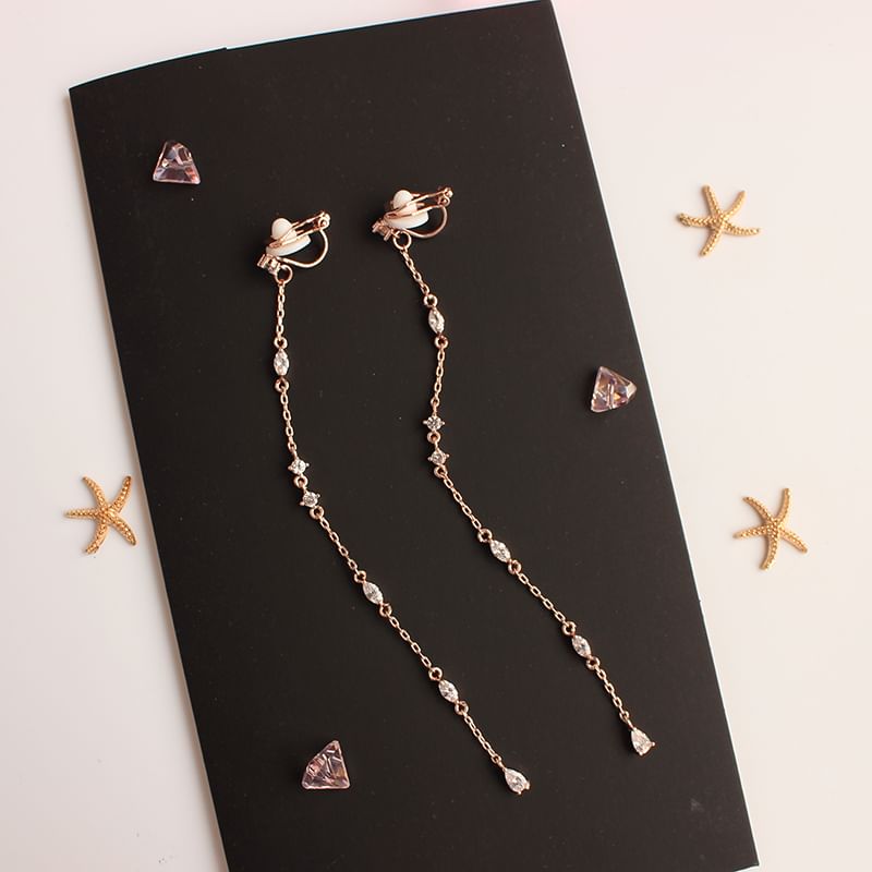 Earring Threader Alloy Rhinestone