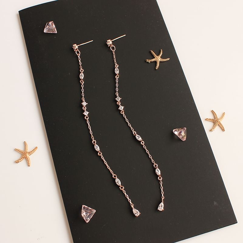 Earring Threader Alloy Rhinestone