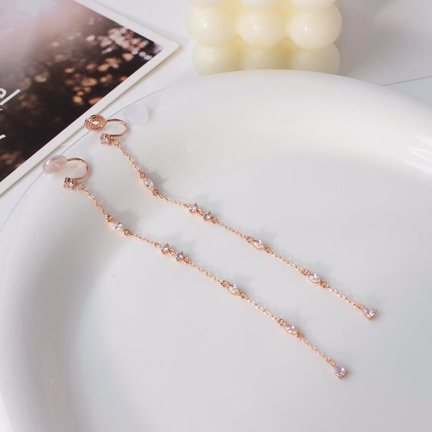 Earring Threader Alloy Rhinestone