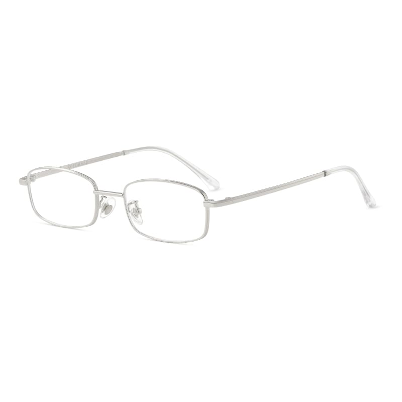 Frame Metal Blue Eyeglasses Light Blocking