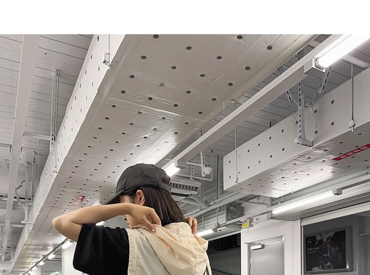 Nylon Lettering Bag Duffel