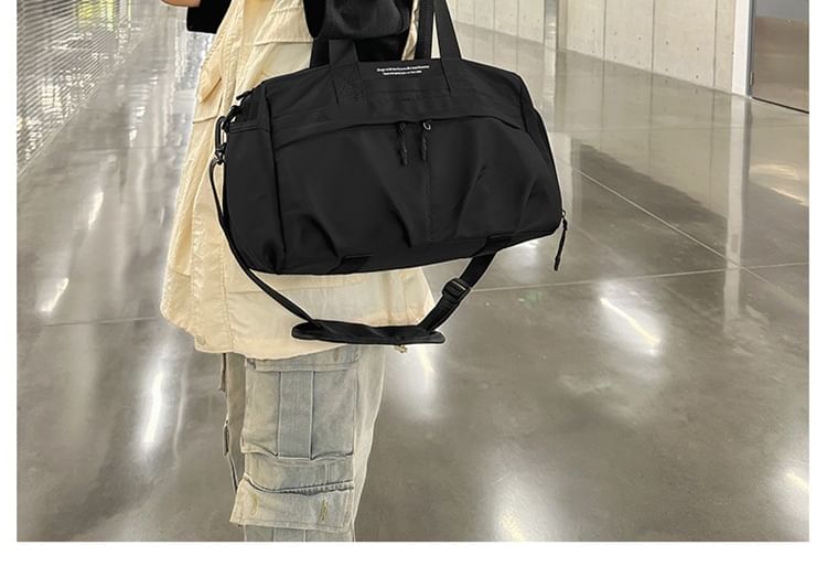 Nylon Lettering Bag Duffel