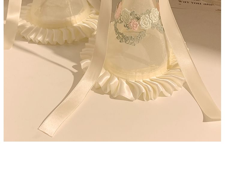 Party Ruffle Hat Embroidered