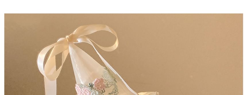 Party Ruffle Hat Embroidered