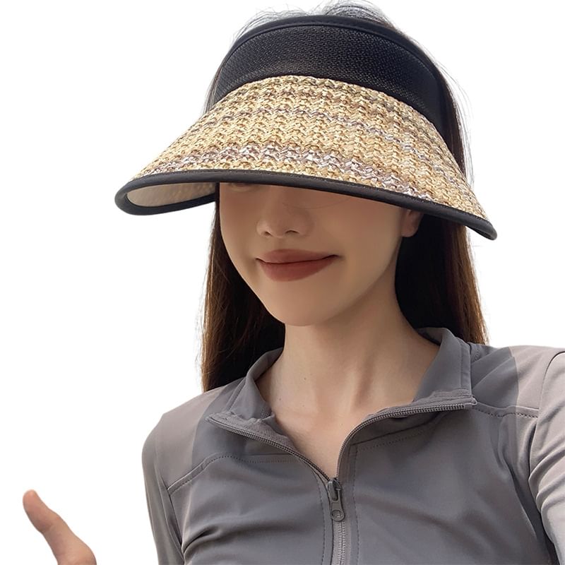 Striped Visor Sun