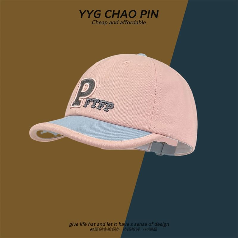 Letter Cap Baseball Embroidered