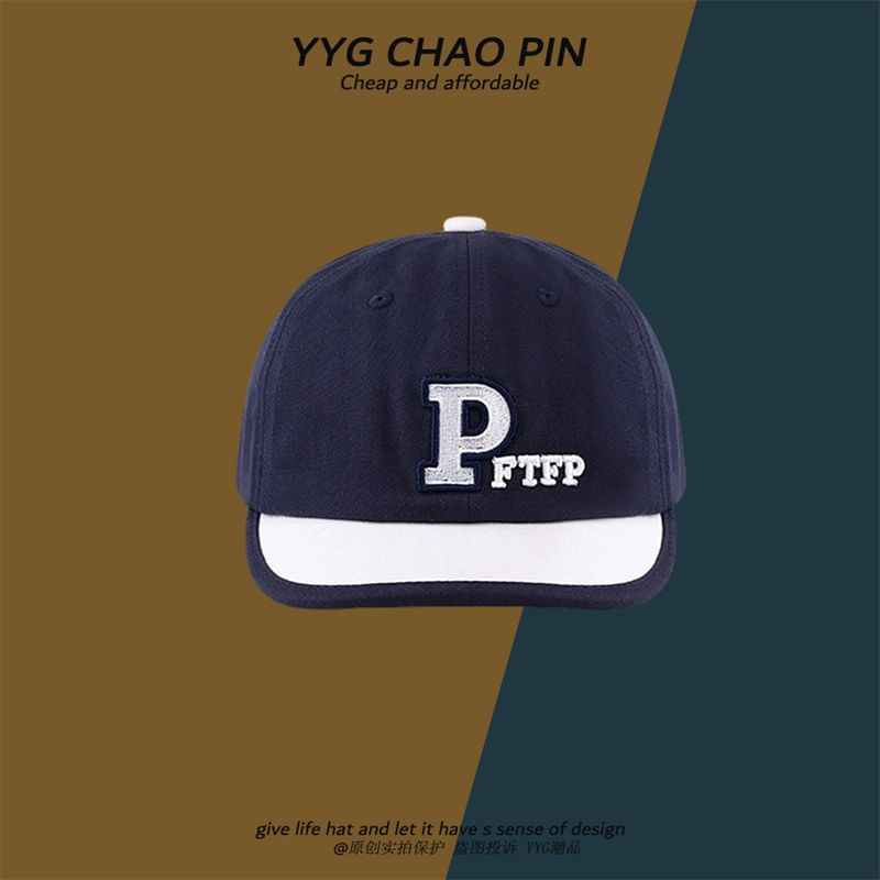 Letter Cap Baseball Embroidered