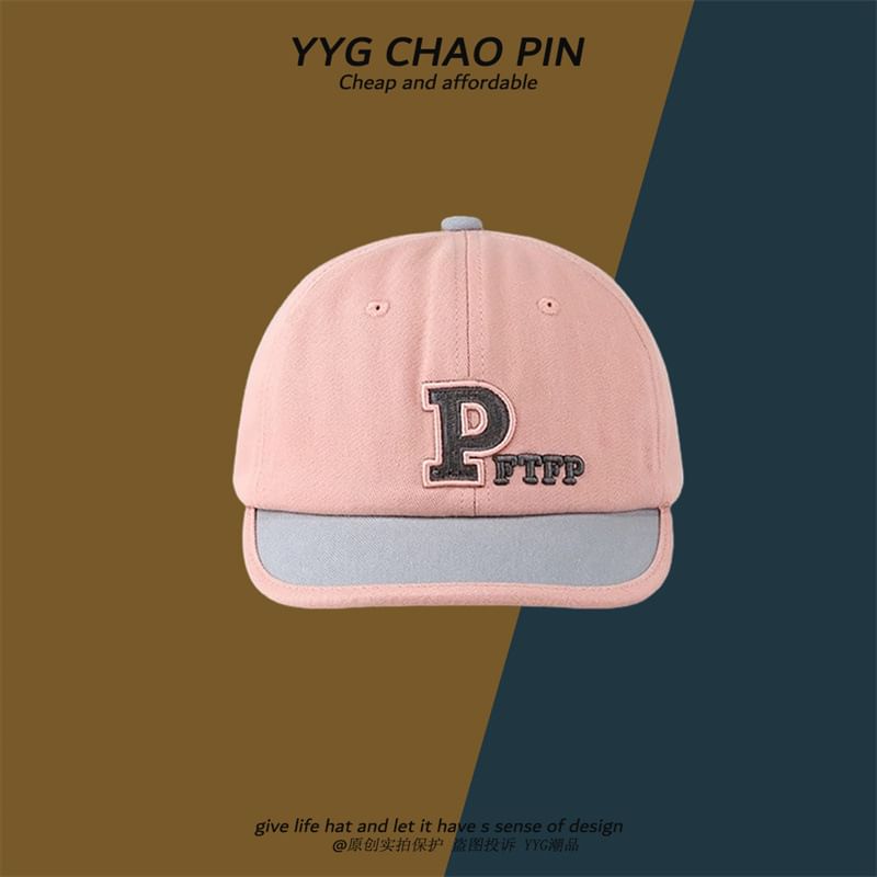 Letter Cap Baseball Embroidered