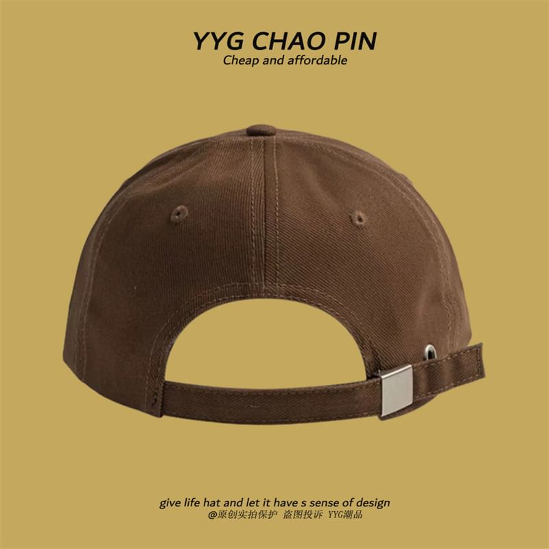 Cap Letter Embroidered Baseball