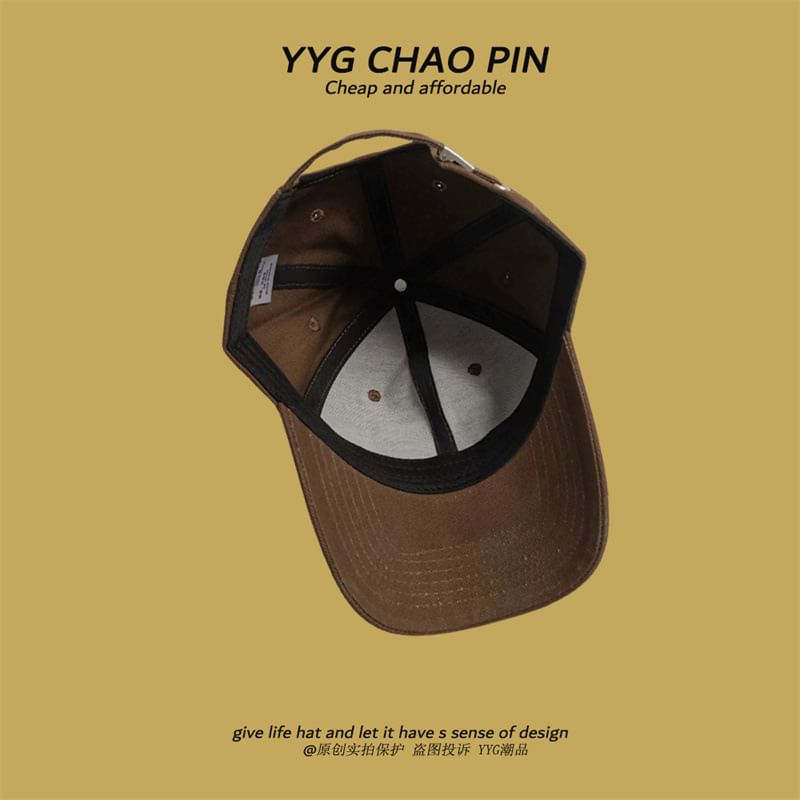 Cap Letter Embroidered Baseball