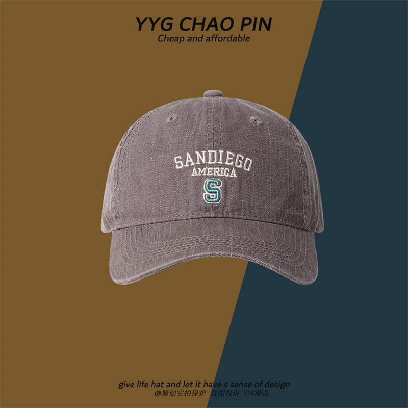 Cap Embroidered Baseball Letter