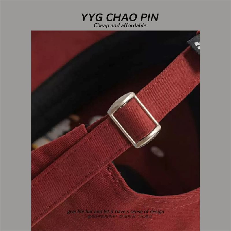 Letter Cap Embroidered Baseball