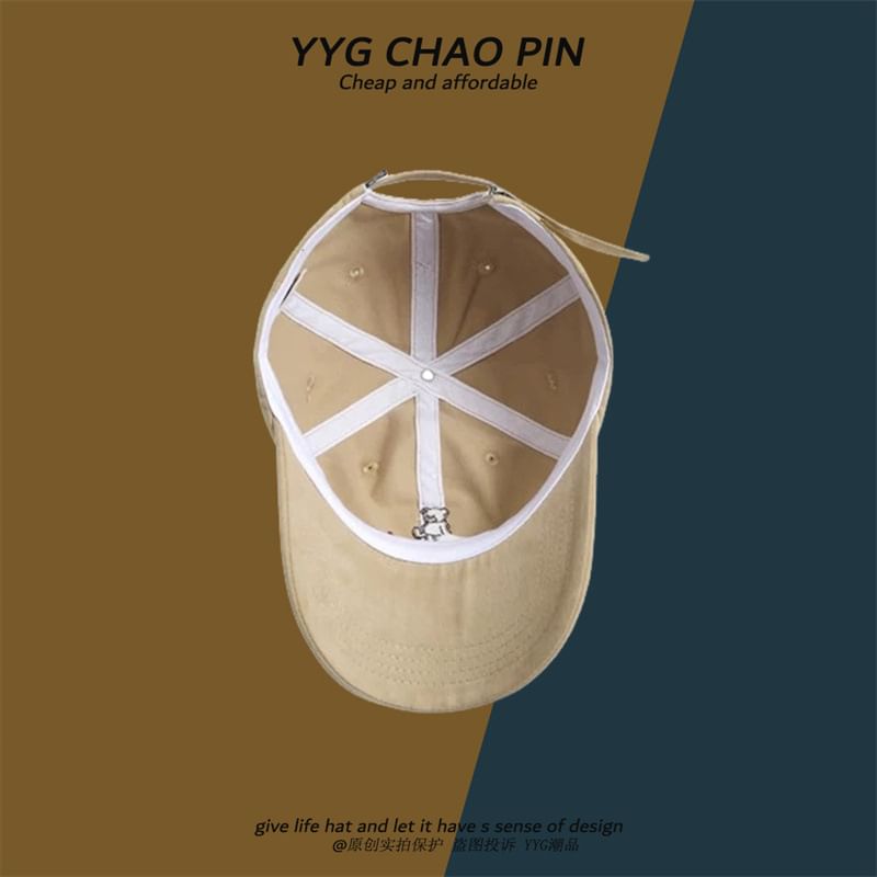 Bear Cap Baseball Embroidered