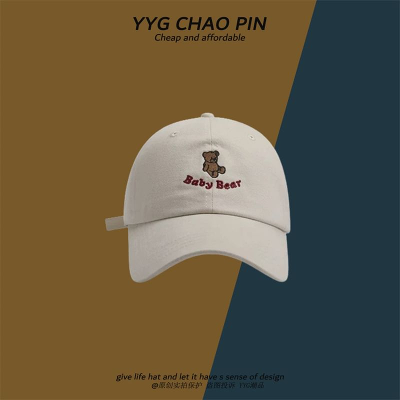 Bear Cap Baseball Embroidered