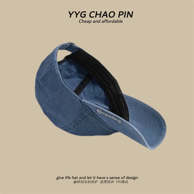 Letter Embroidered Cap Baseball