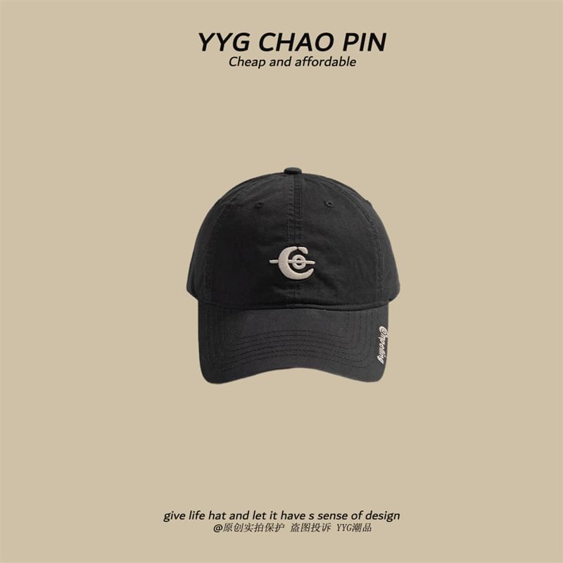 Letter Embroidered Cap Baseball