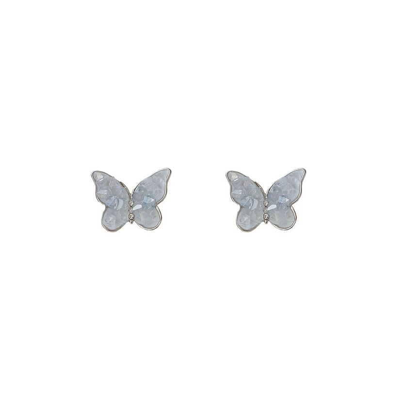 Earring Ear Crystal Clip-On / Butterfly Stud Faux