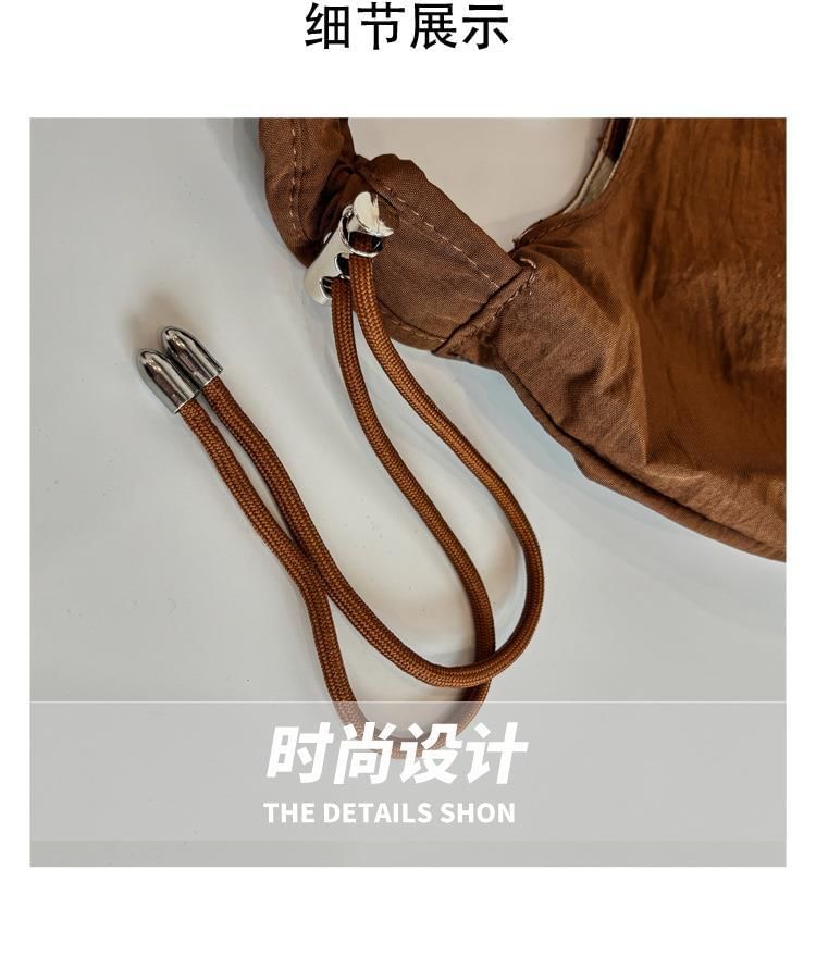 Strap Bag Crossbody Plain Ruched