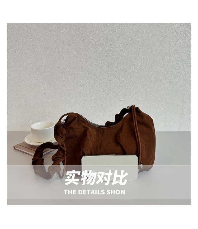 Strap Bag Crossbody Plain Ruched